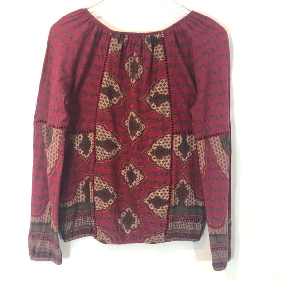 Lucky‎ Brand Mandala Peasant Top Size Small - Picture 3 of 5